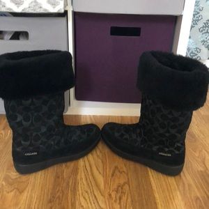 Coach winter boots